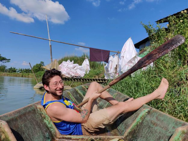 FILE PHOTO: Managing editor for Frontier Myanmar Danny Fenster is pictured in this handout picture taken in Yangon