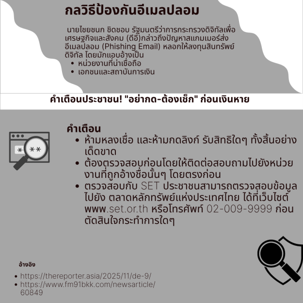 กลวิธีป้องกันอีเมลปลอม (2)